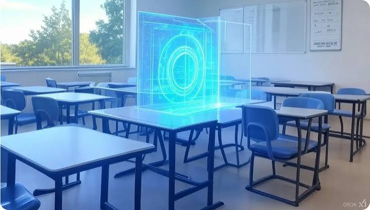 Elegant workspace scene